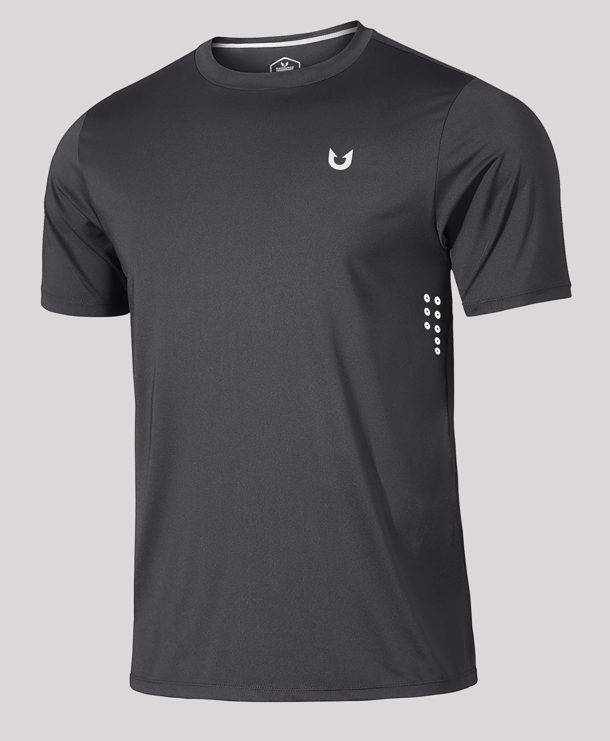 Men's Performance Workout Short Sleeve T-Shirts — Dark Grey