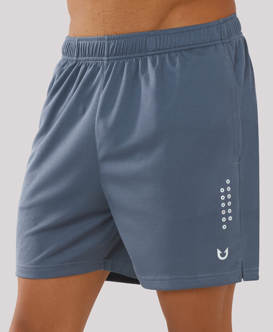 Men's 5" Breathable Micro-Mesh Athletic Shorts Quick Dry with Pockets — coolgrey