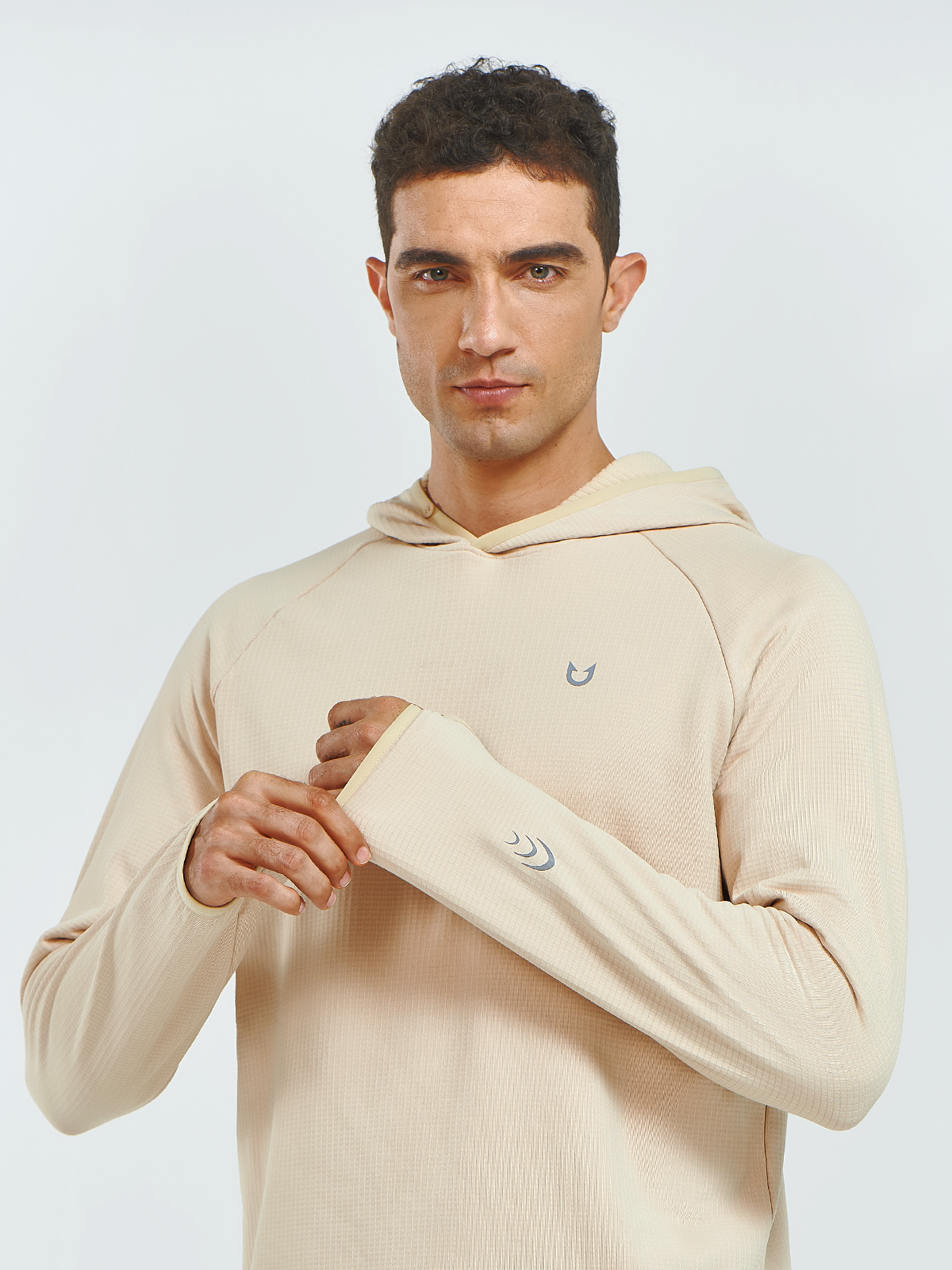 Mens Long Sleeve Lightweight Shirts Casual Hooded Sweatshirt Fashion Pullover Hoodies Athletic Workout Tops Army Green