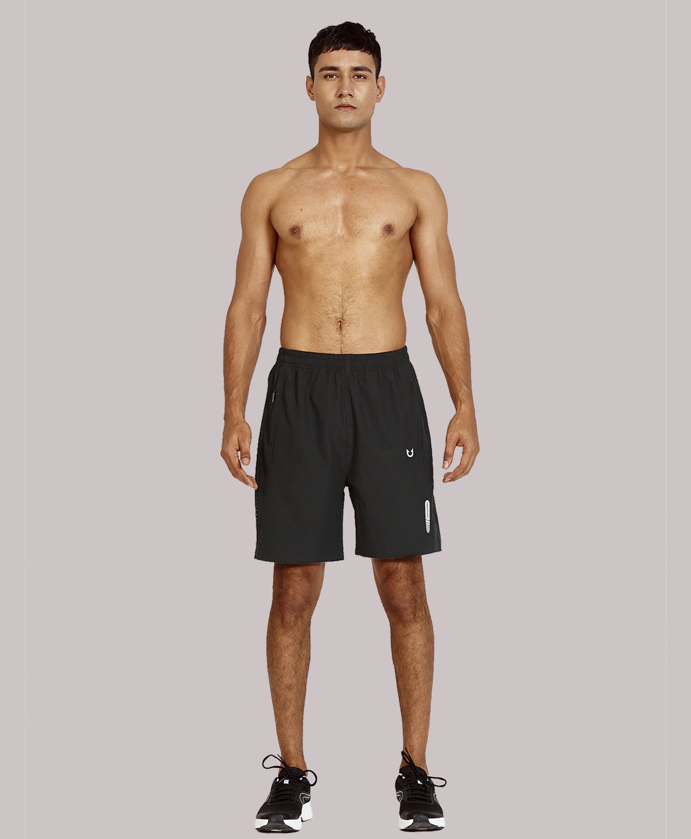 Men's Athletic Workout 7 Inch Gym Shorts with Zipper Pocket for Hiking
