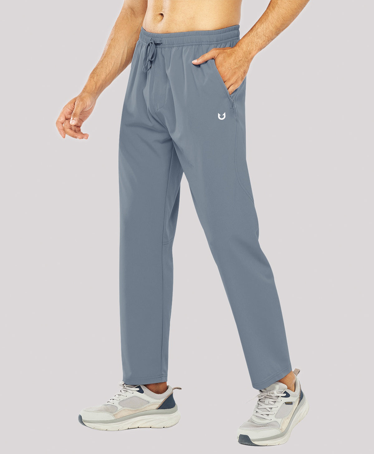 
Men's Lightweight Running Pants with Zipper Pockets — Cloud