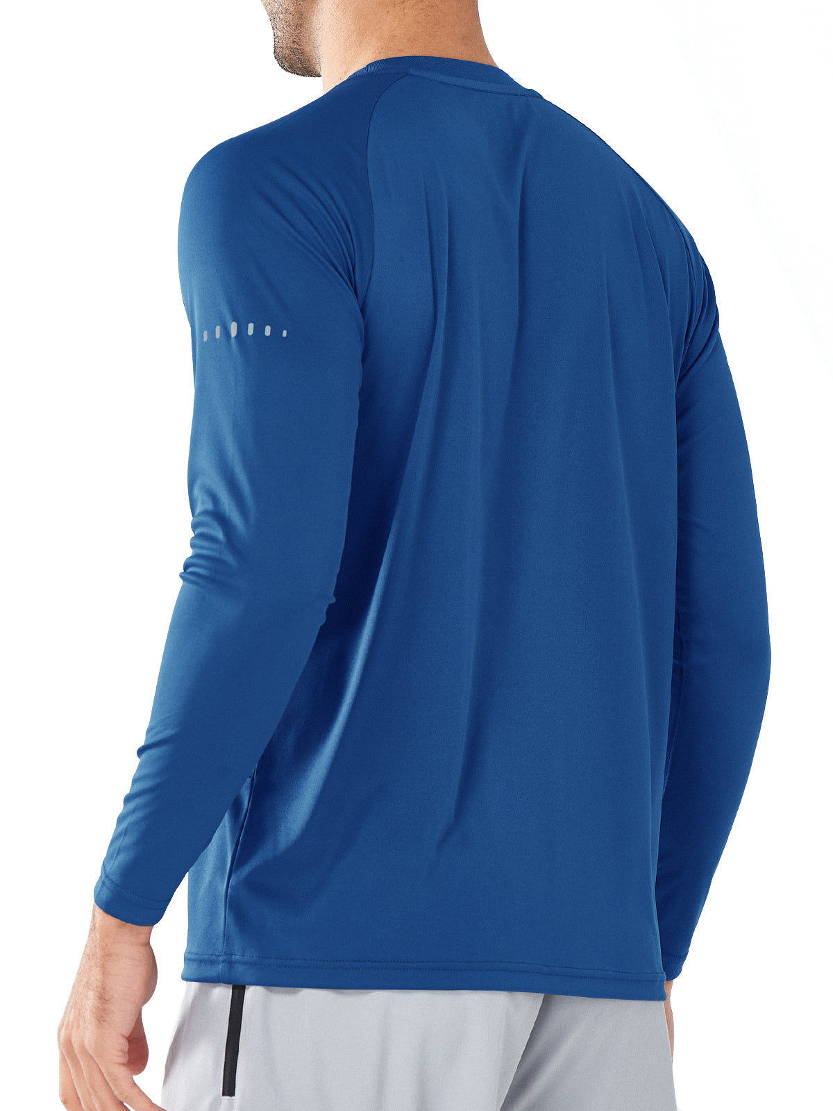 Men's Lightweight Long Sleeve Running Shirts Fishing Sun Undershirts