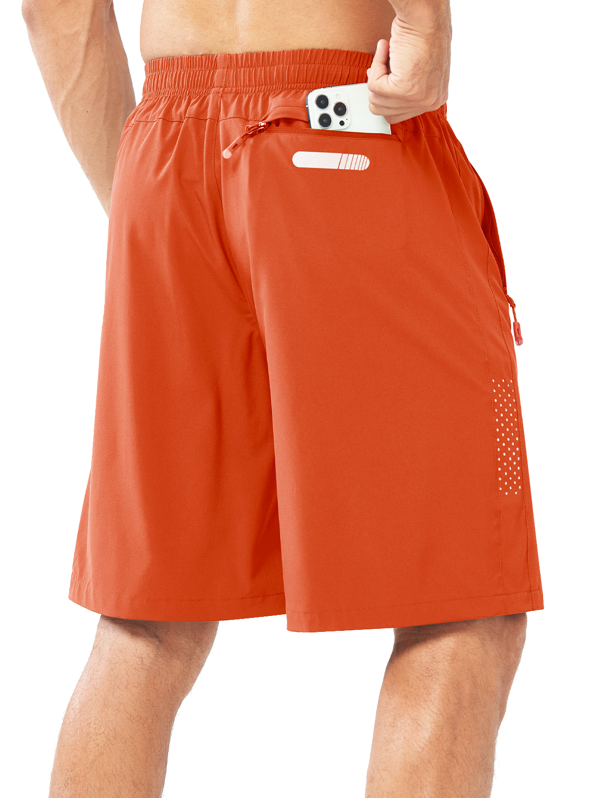 Men's Hiking 9 Inch Inseam Athletic Shorts Quick Dry Fit Gym Workout