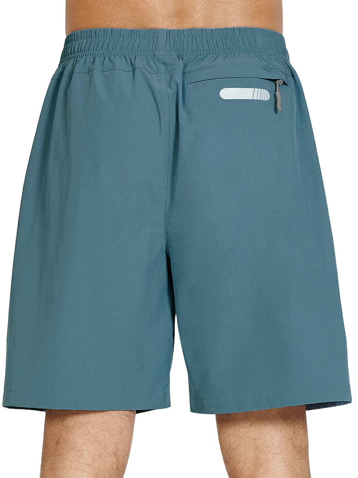 Men's Athletic Workout 7 Inch Gym Shorts with Zipper Pocket for Hiking
