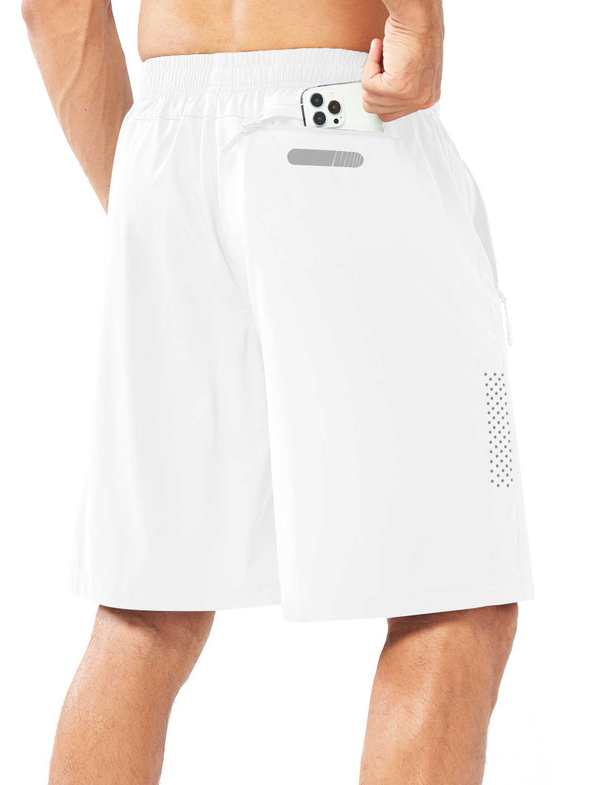 Men's Hiking 9 Inch Inseam Athletic Shorts Quick Dry Fit Gym Workout