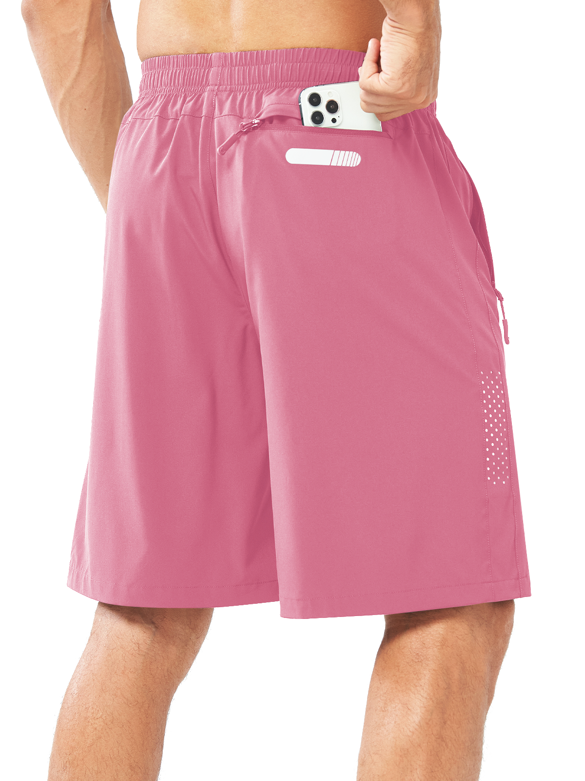 Men's Hiking 9 Inch Inseam Athletic Shorts Quick Dry Fit Gym Workout