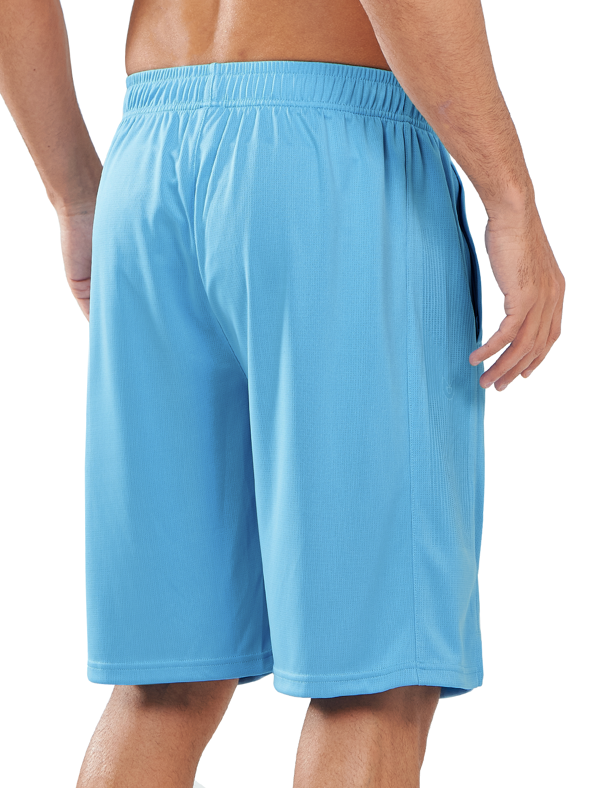 Men's 10" Basketball Sports Long Shorts with Pockets Mesh for Tennis
