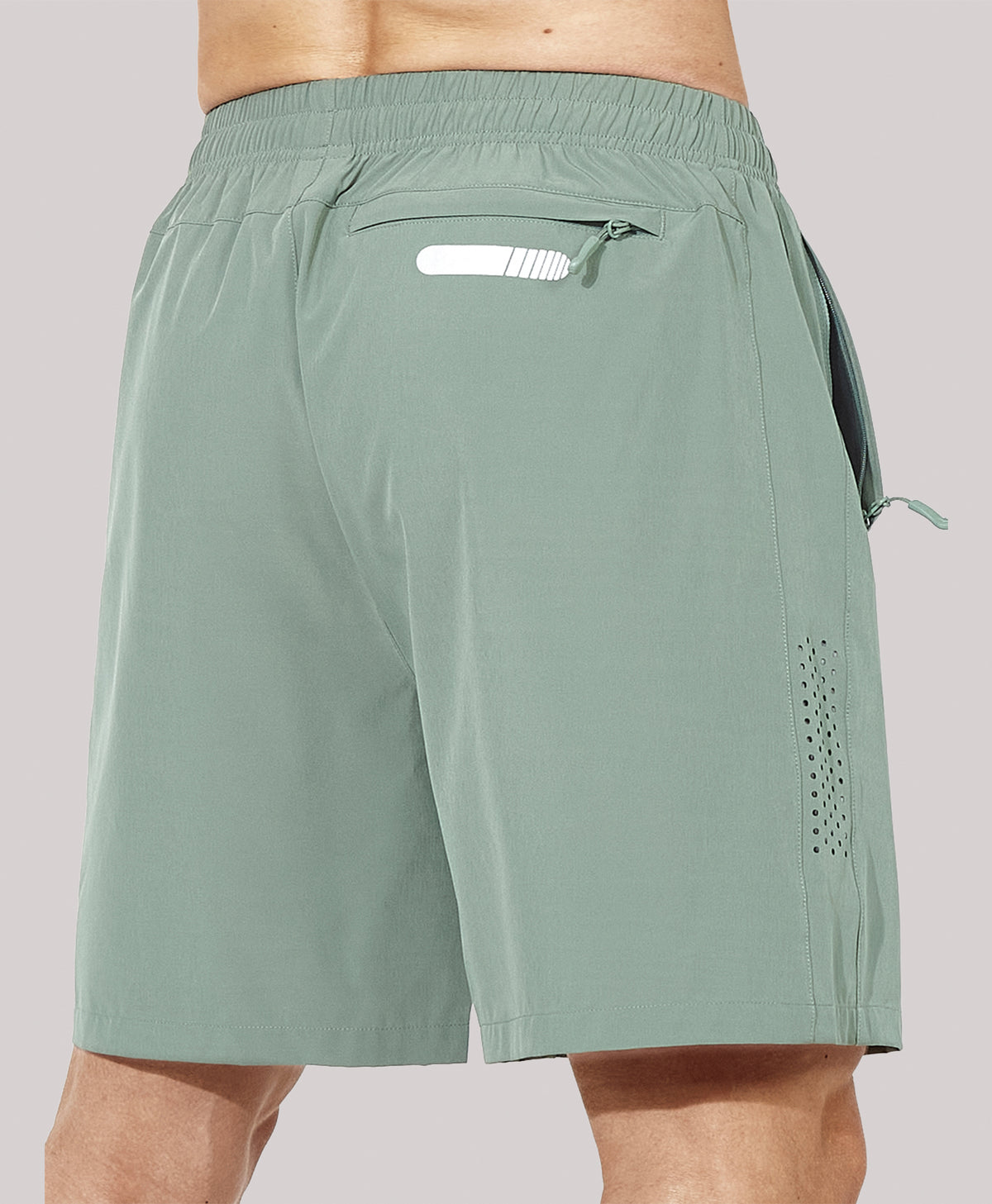 
Men's Athletic Workout 7 Inch Gym Shorts with Zipper Pocket for Hiking — Lodenfrost