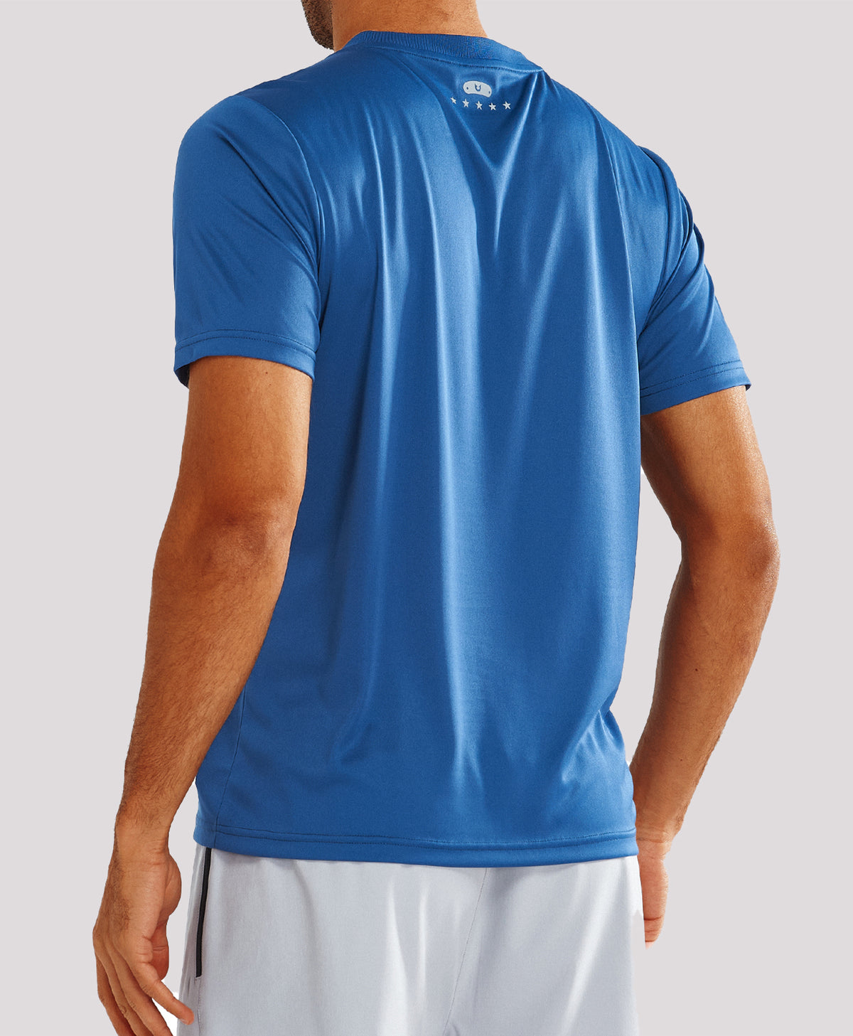 
Men's Athletic Running T-Shirts Short Sleeve Workout Dry fit Gym Sport — Royal Blue