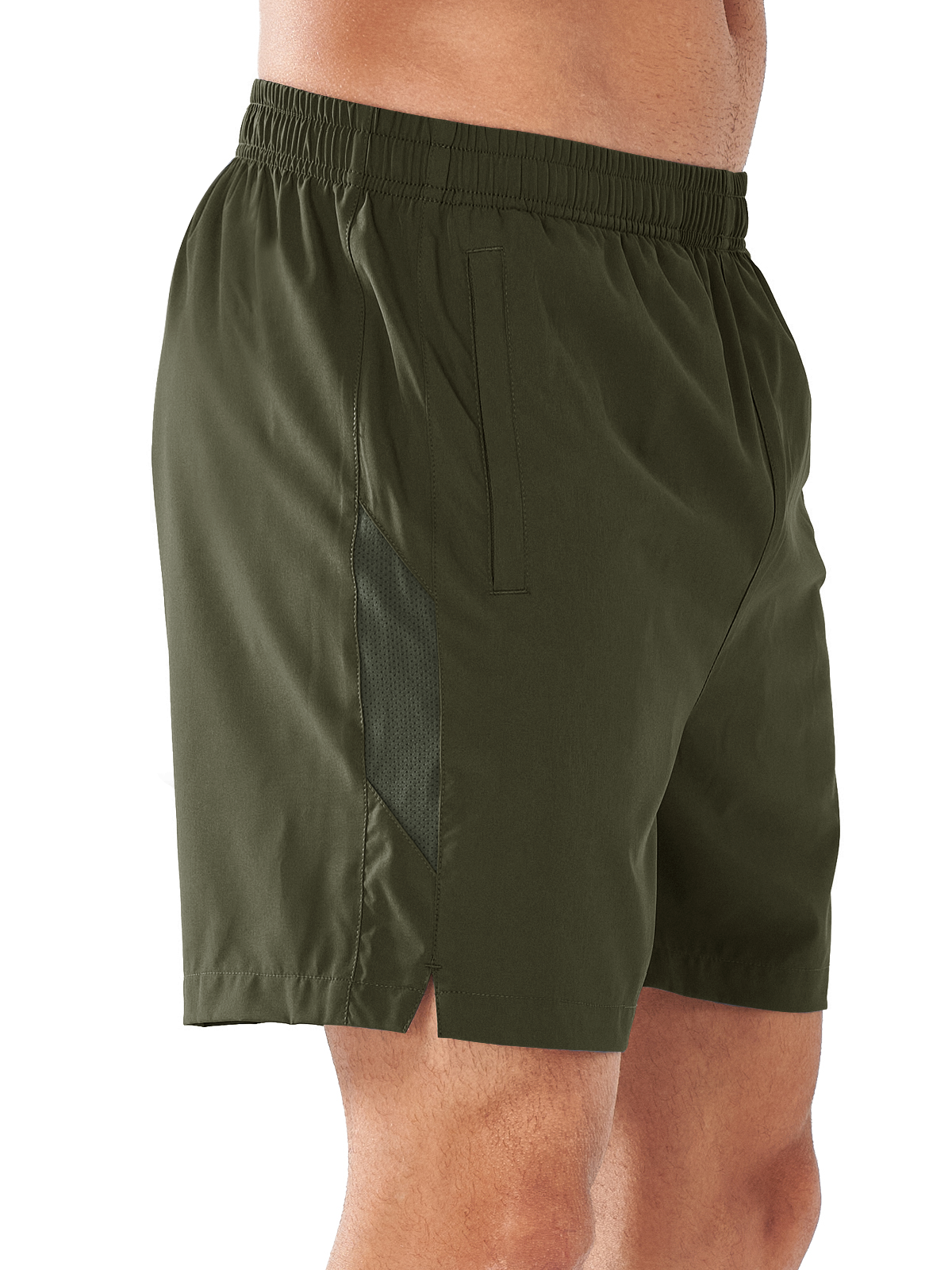 Men's Workout Running 5 inch Shorts with Pockets Quick Dry Fit Gym