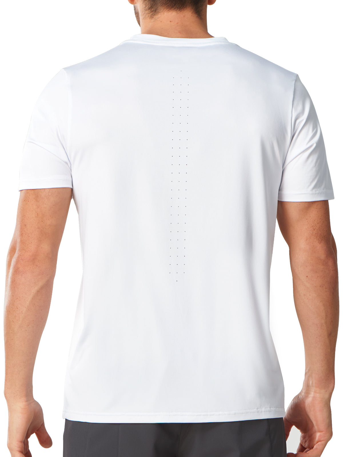 White Breathable 2.0 Running Top - Full Back View