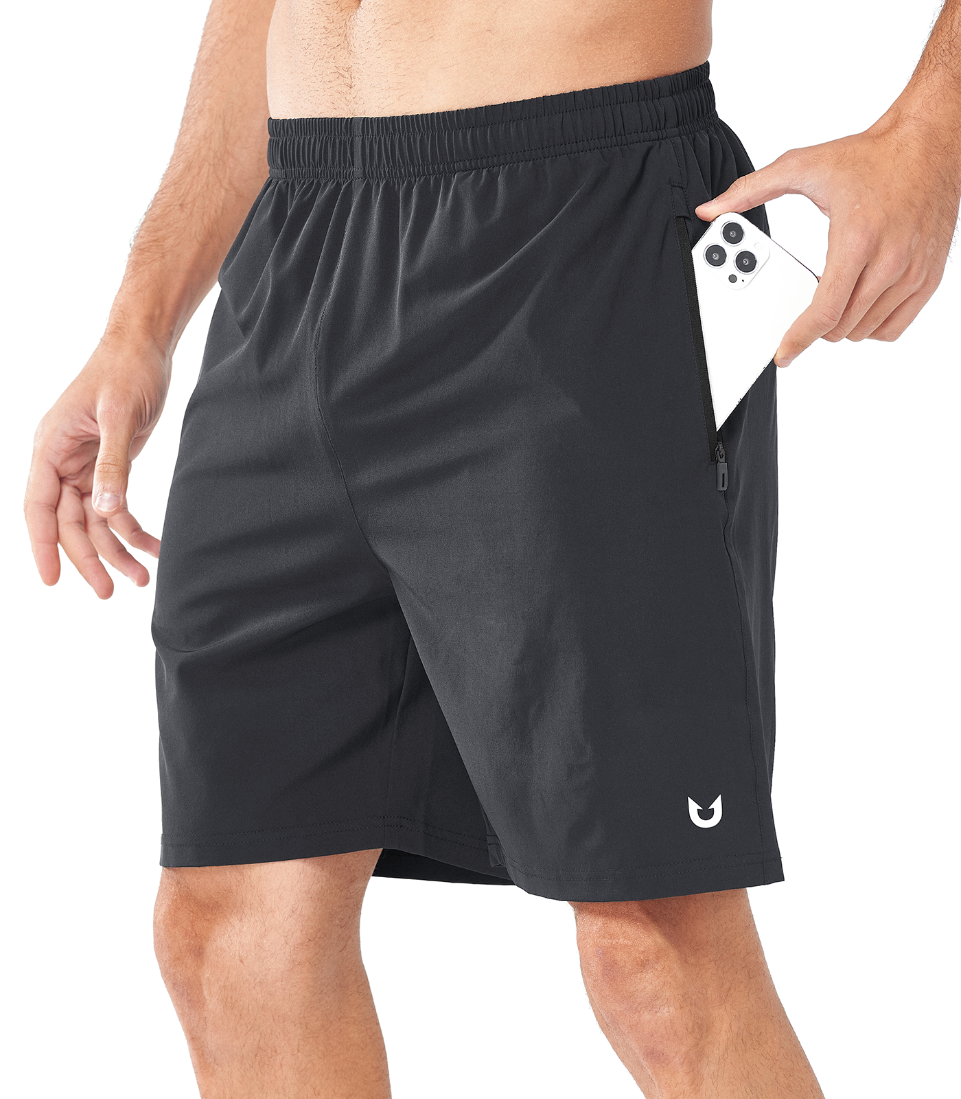 Men's Athletic Sports 9 inch Shorts Quick Dry for Training Gym Outdoor