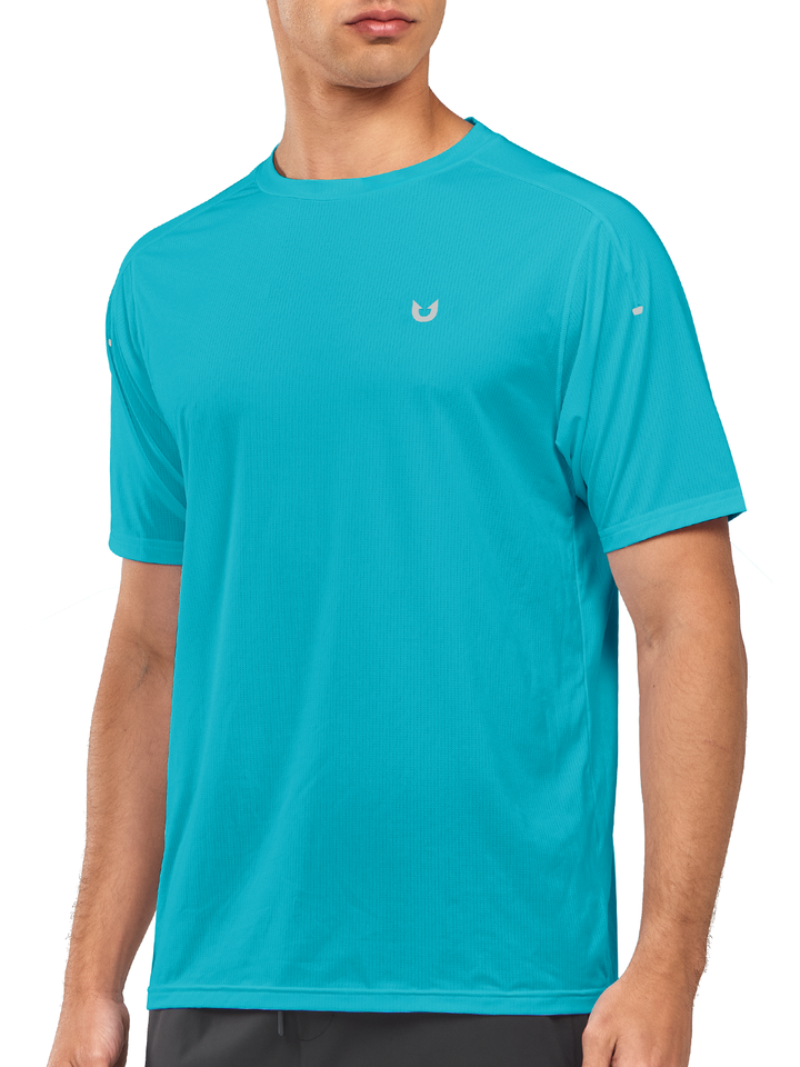 Men’s Lake Blue Compression T-Shirts