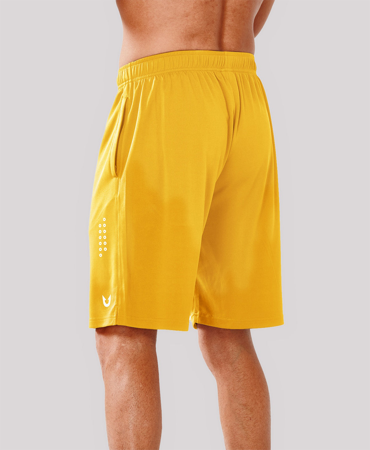 
Men's 10" Breathable Mesh Basketball Athletic Shorts — Gold