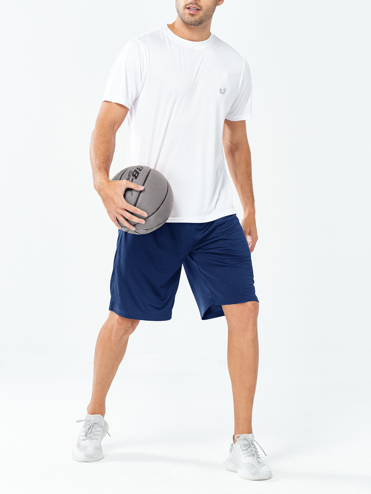 Men's 10" Basketball Sports Long Shorts with Pockets Mesh for Tennis