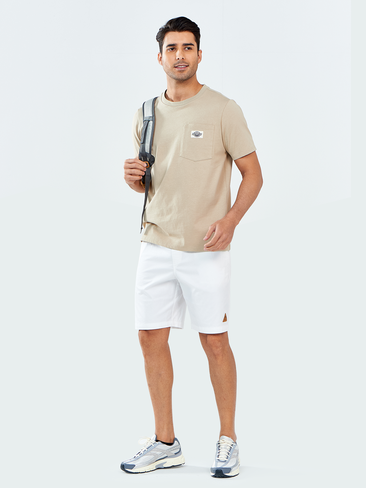 Men's Casual Golf 9" Shorts with Pockets Cotton Stretch for Work Beach