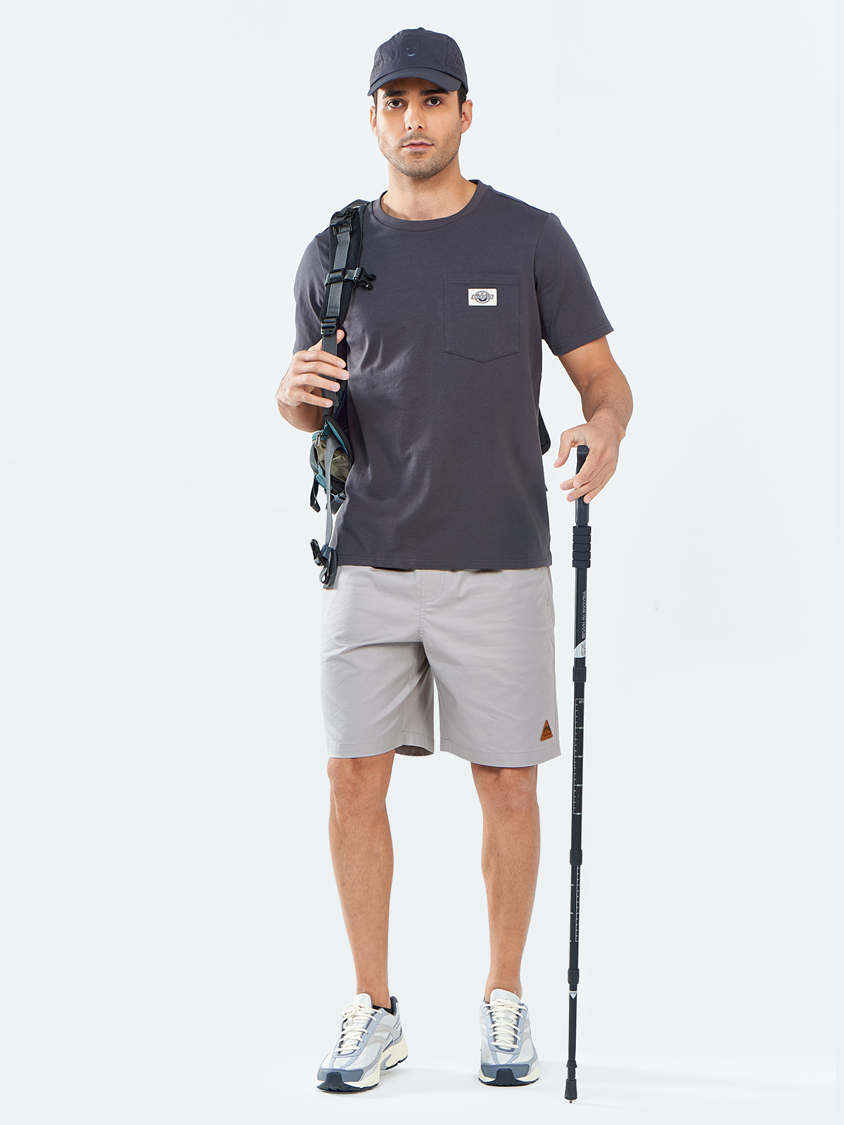 Men's Casual Golf 9" Shorts with Pockets Cotton Stretch for Work Beach