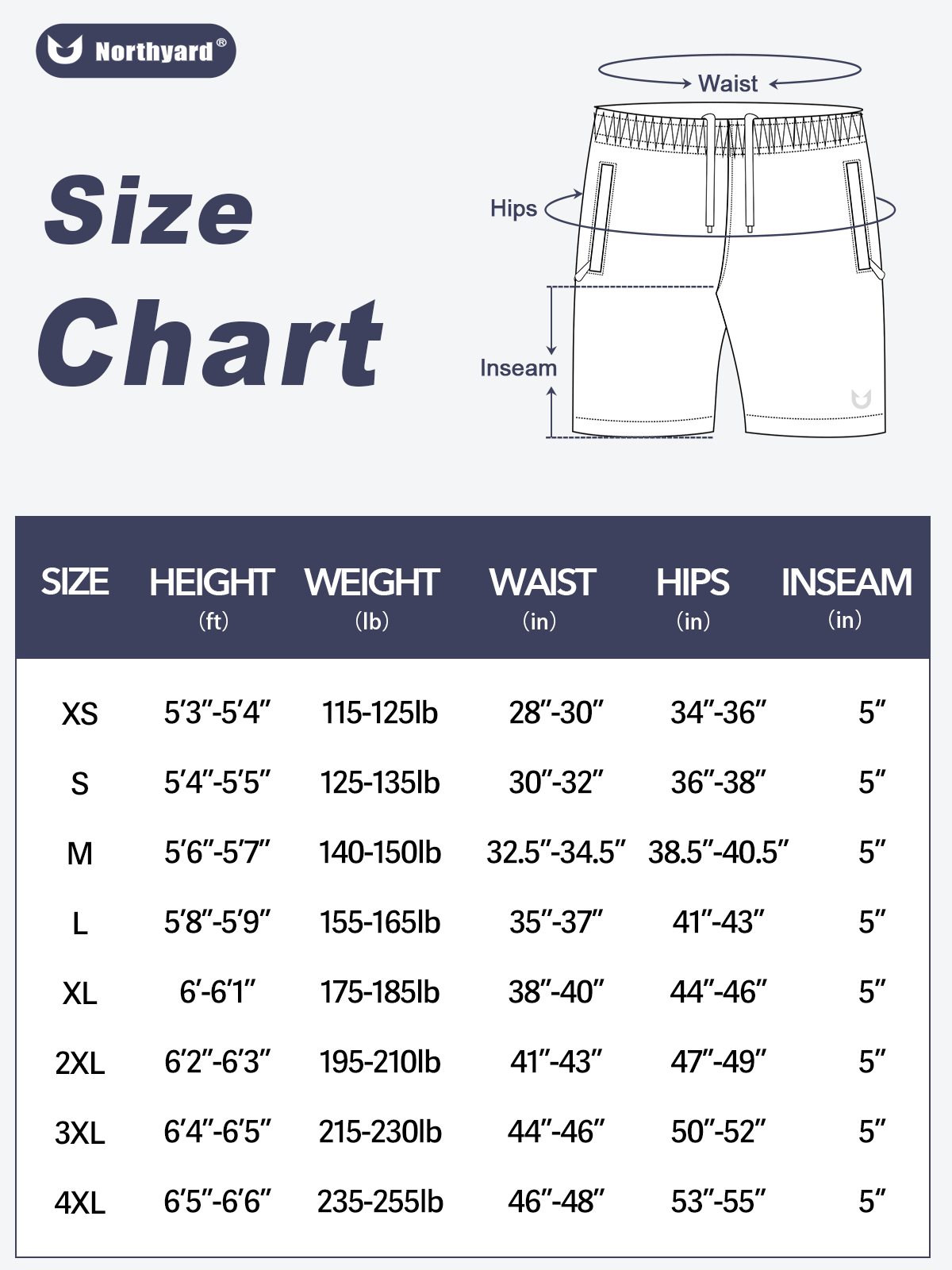 Men's 5 inch Workout Gym Stretch Shorts Lightweight with Zipper Pocket