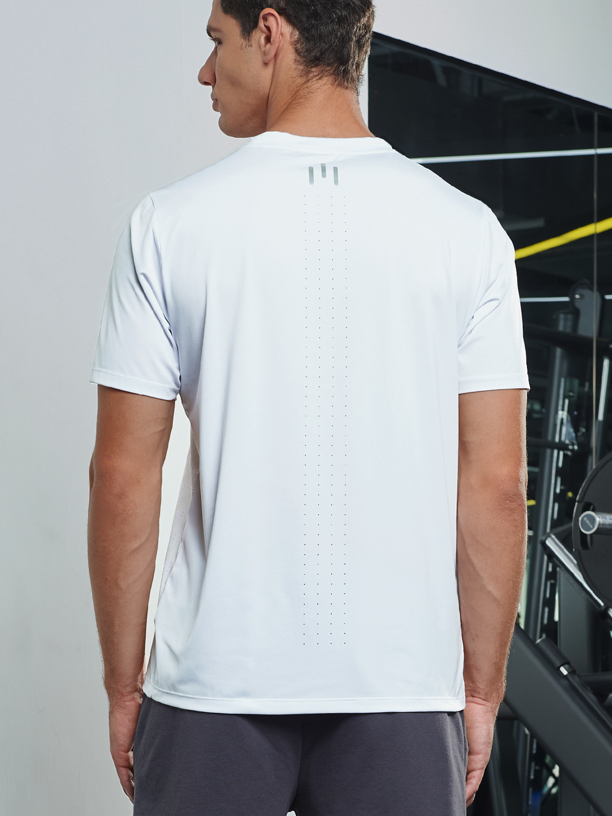 Men's Crew Workout T Shirts Performance Breathable for Gym Training
