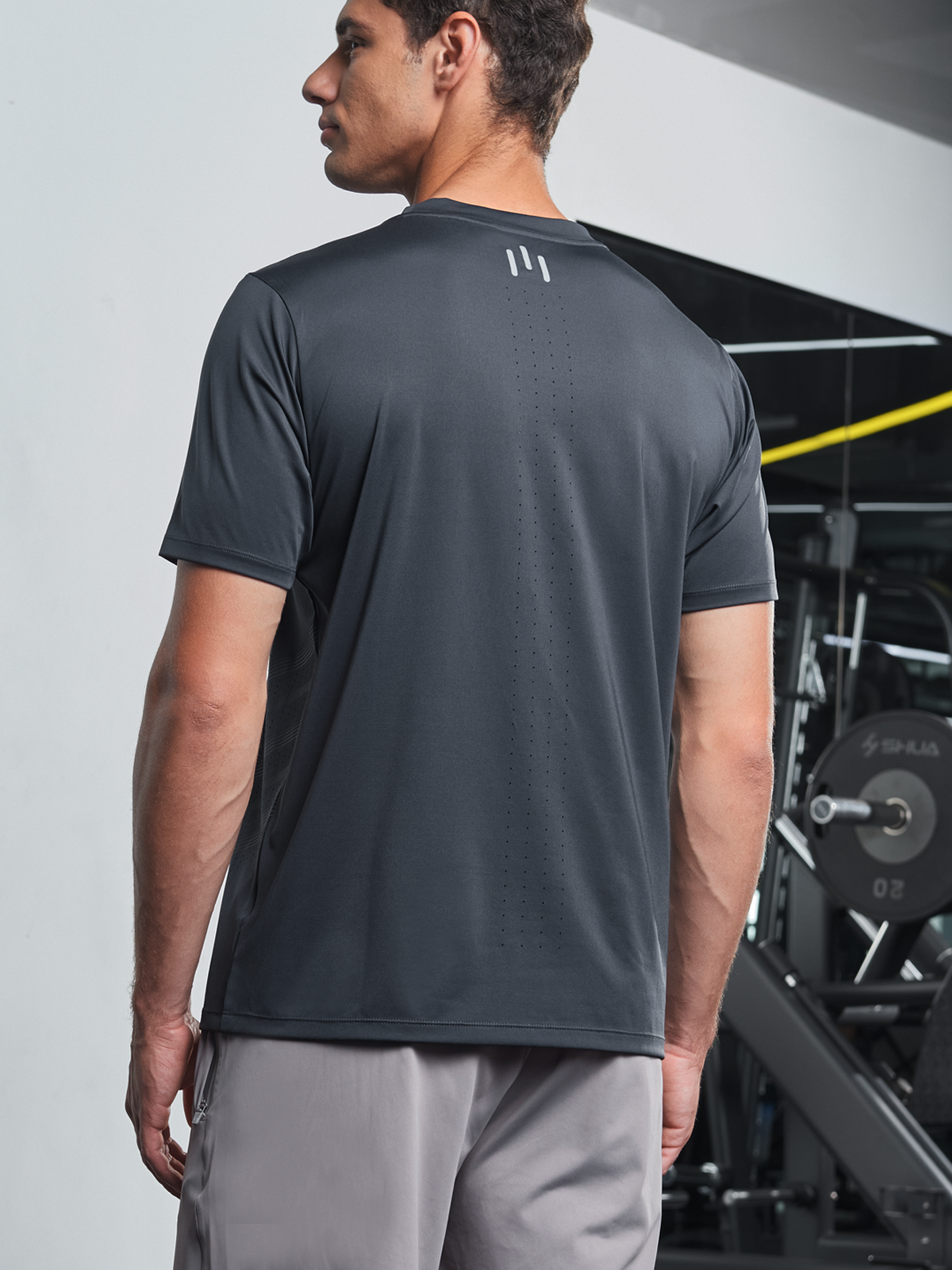 Cimic Sport-T-shirts voor heren, 1 of 3 stuks, met kleurverloop, sneldrogend, ademend trainingsshirt, fitness, loopshirt, korte mouwen, Zwart-zee blauw-violet, L Cimic Sport-T-shirts voor heren, 1 of 3 stuks, met kleurverloop, sneldrogend, ademend trainingsshirt, fitness, loopshirt, korte mouwen, Zwart-zee blauw-violet, L