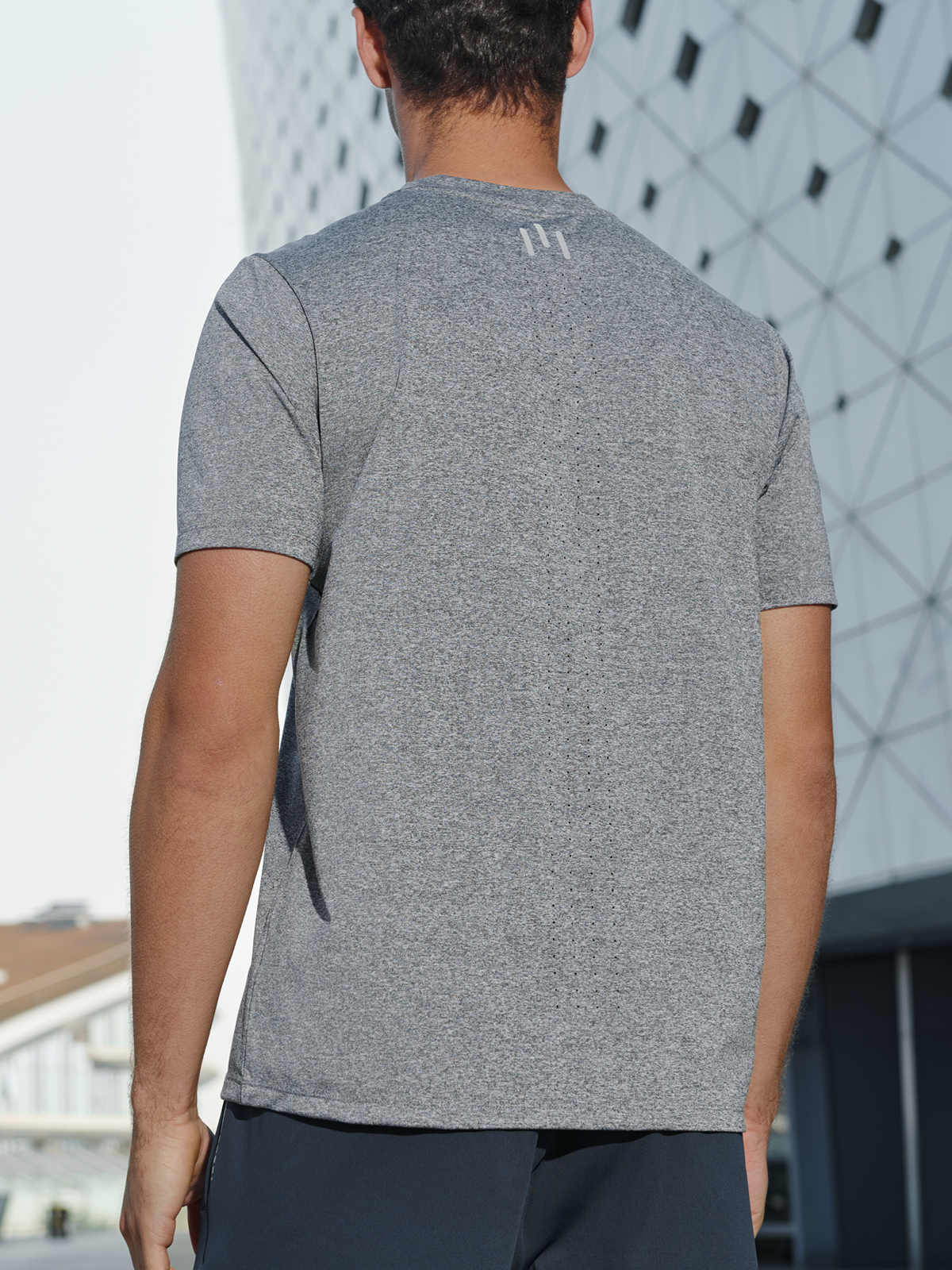 Men's Crew Workout T Shirts Performance Breathable for Gym Training
