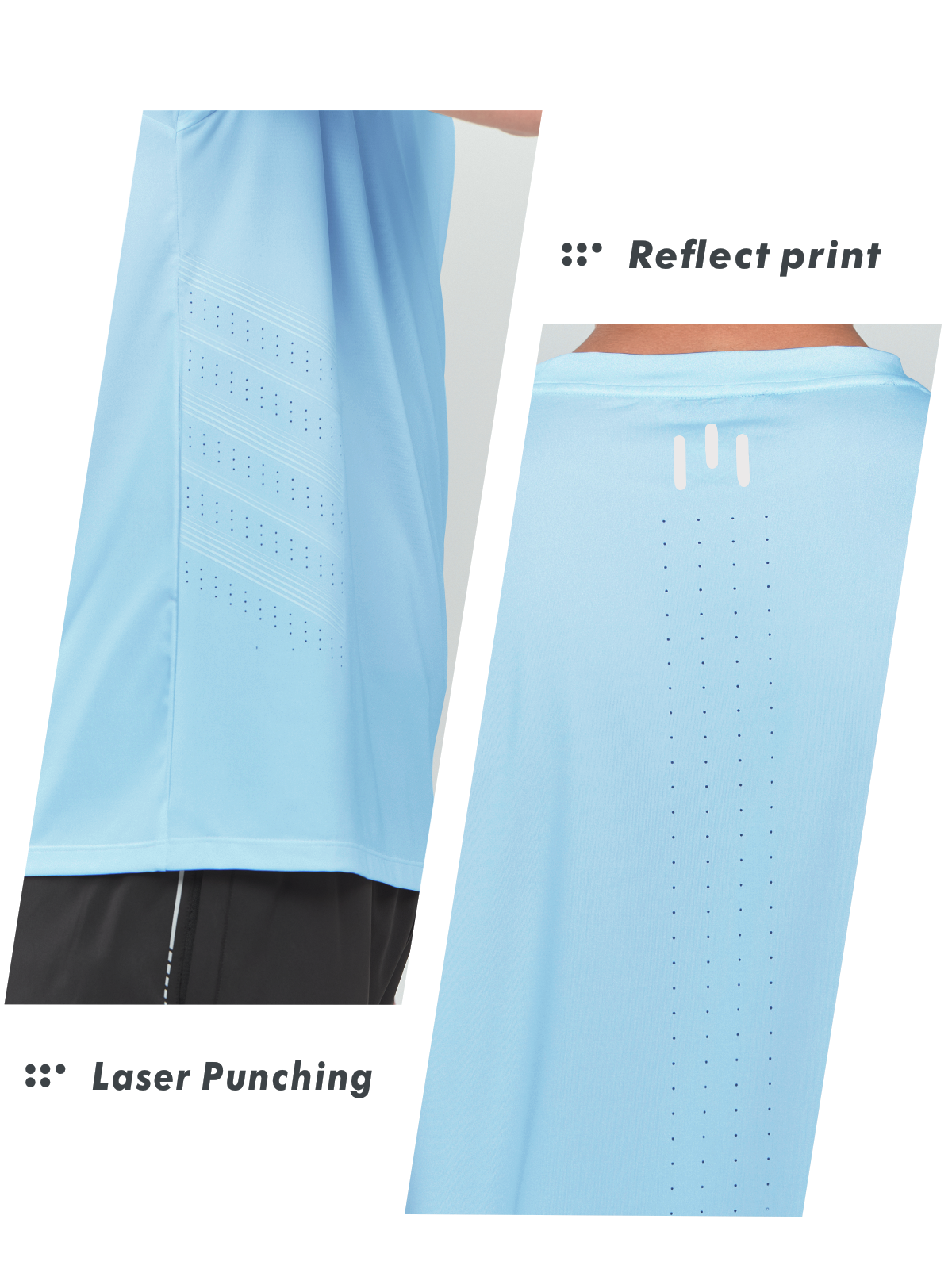 Men's Crew Workout T Shirts Performance Breathable for Gym Training