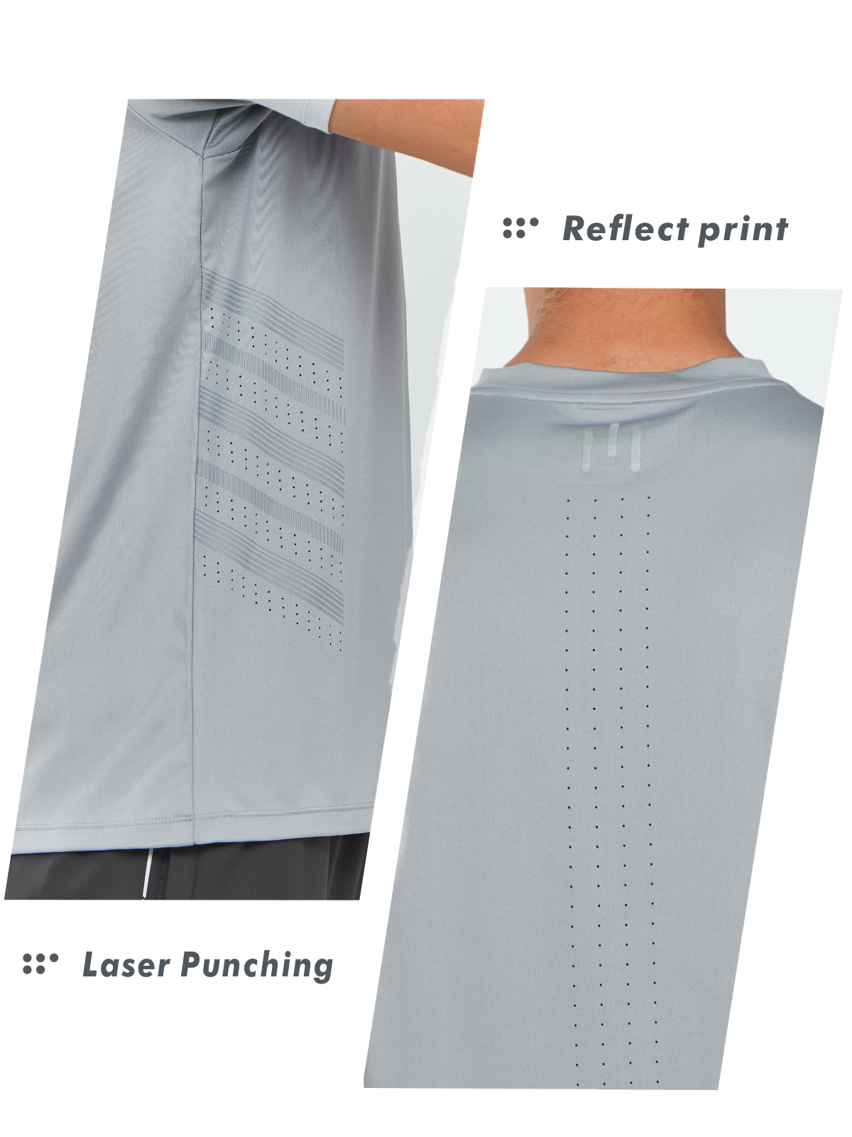 Men's Crew Workout T Shirts Performance Breathable for Gym Training