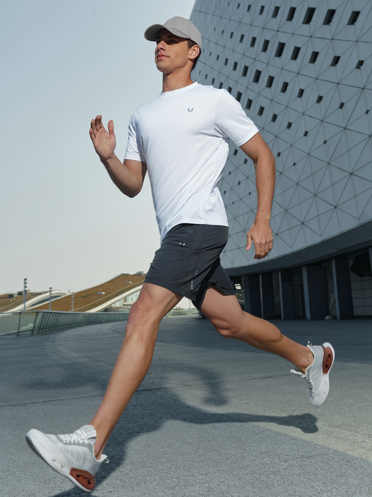 Men's Crew Workout T Shirts Performance Breathable for Gym Training