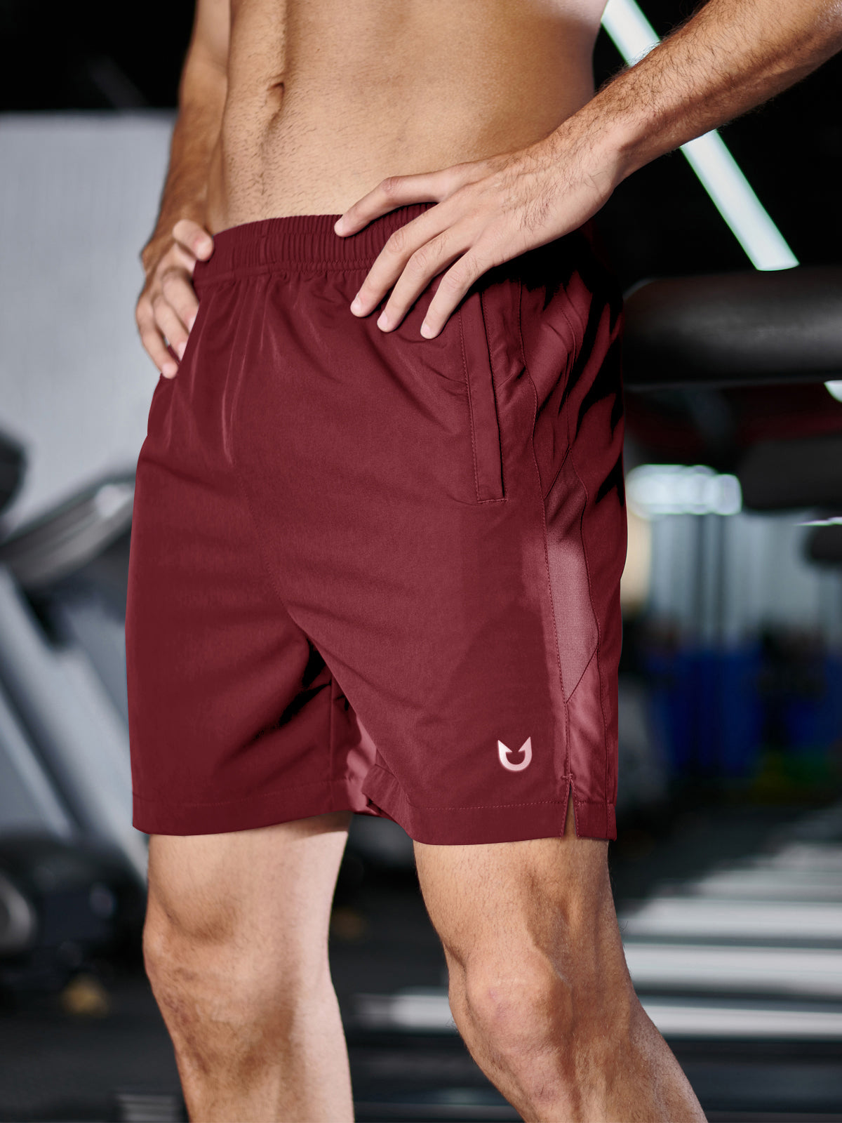 Men's Workout Running 5 inch Shorts with Pockets Quick Dry Fit Gym