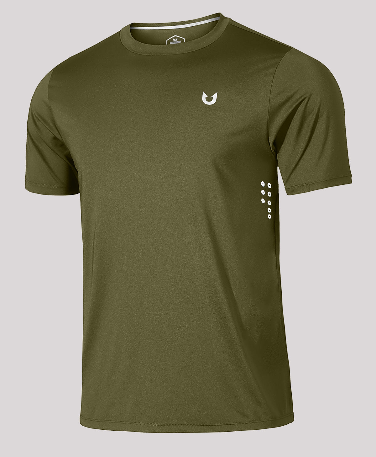 
Men's Performance Workout Short Sleeve T-Shirts — Army Green