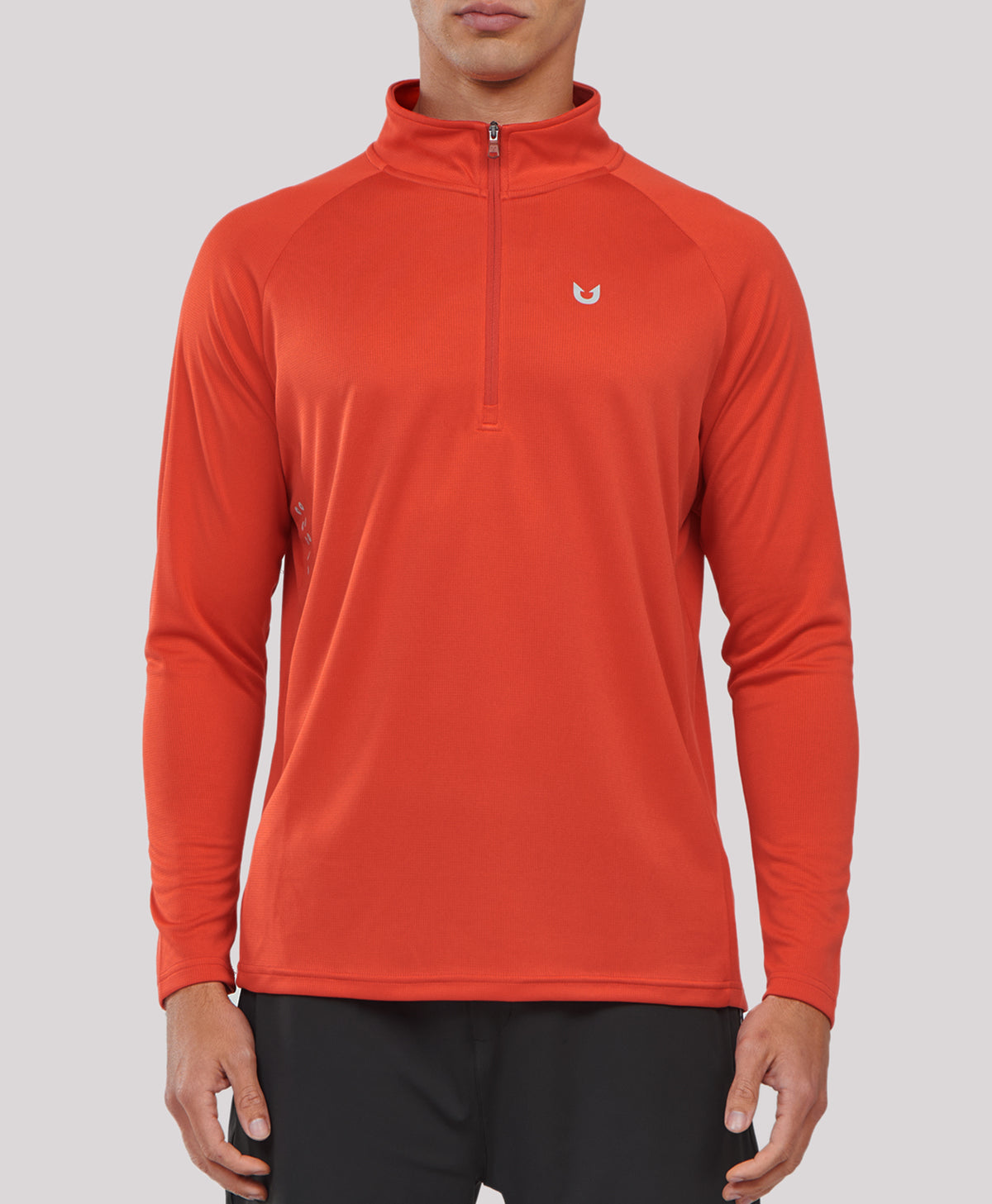 
Men's 1/4 Zip Athletic Pullover Shirts Lightweight — Red