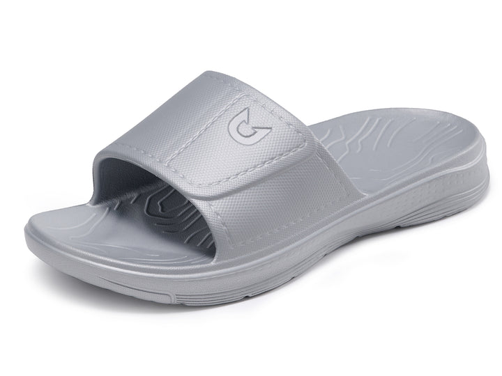 Northyard Grey Slippers for Women and Men Non Slip Slide Sandals House Beach Shoes