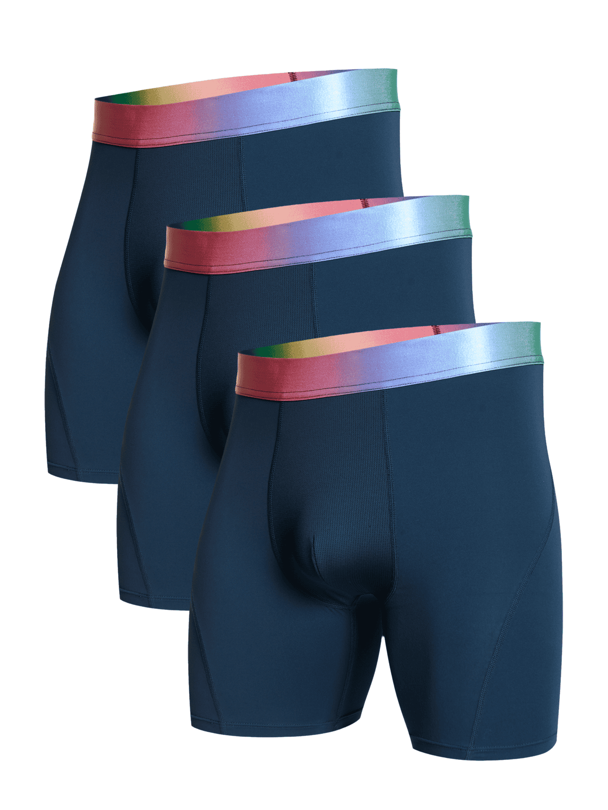 Men's High-Performance Boxer Briefs (3-Pack)