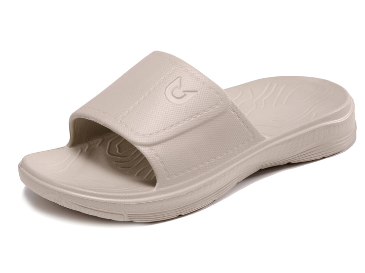 Northyard Khaki Slippers for Women and Men Non Slip Slide Sandals House Beach Shoes