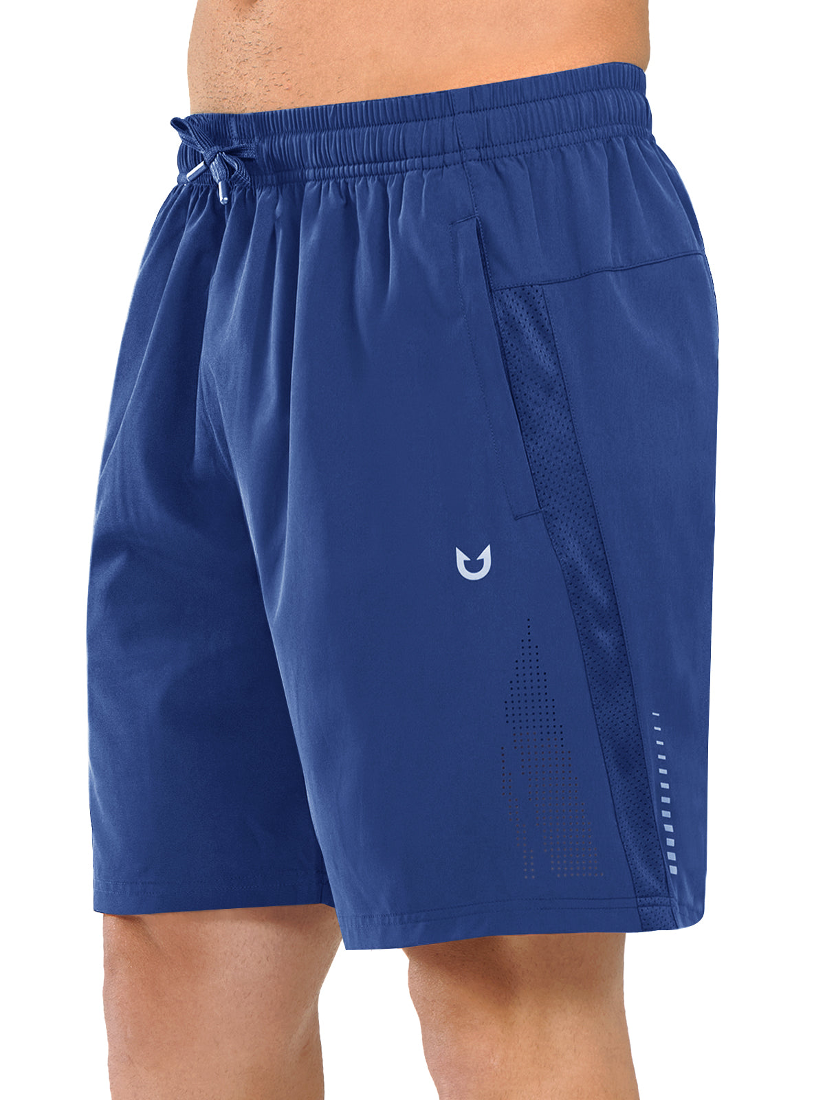 Men's Royal Blue Gym Sweat 7" Moisture Wicking Shorts