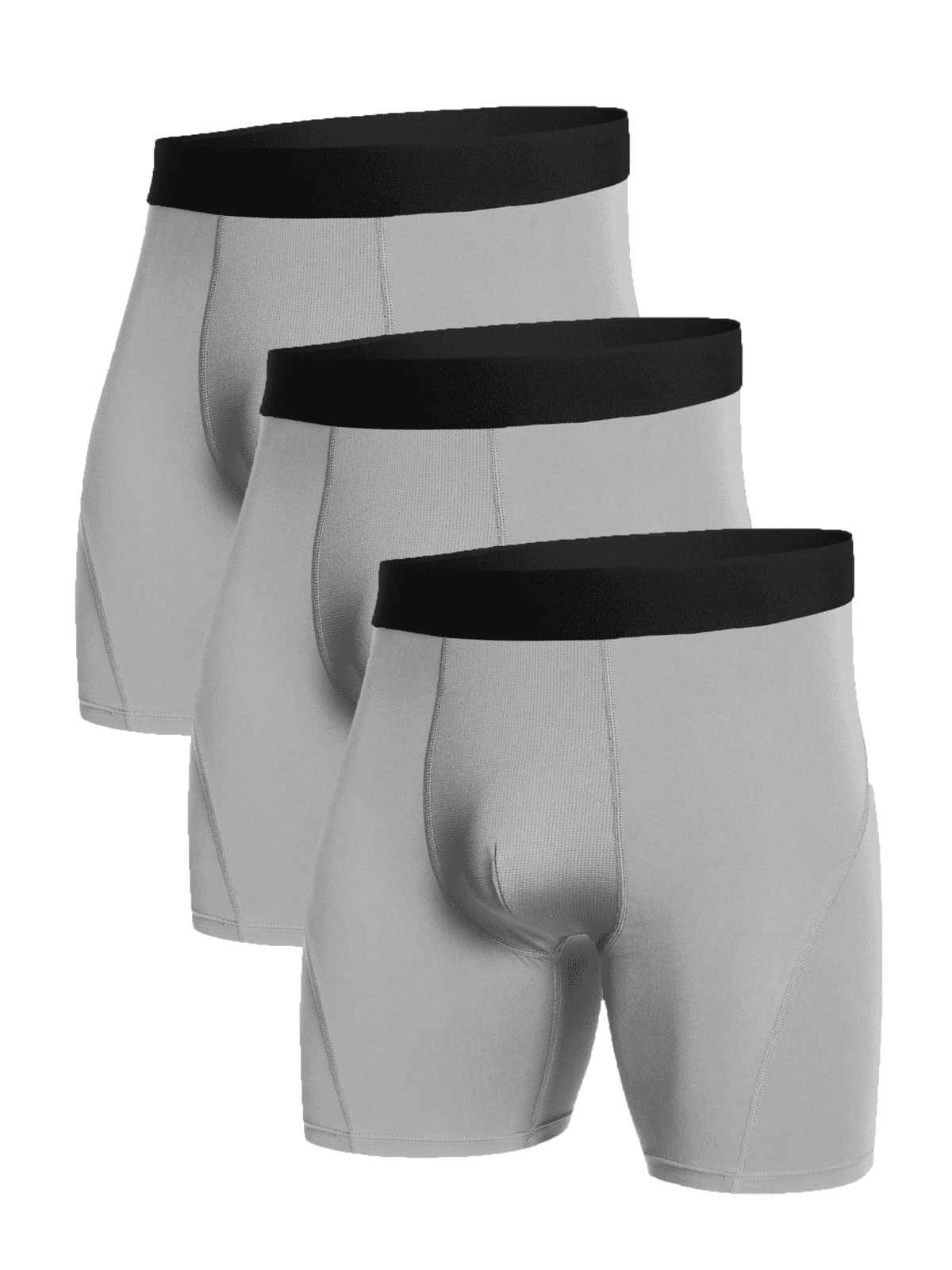 Men's High-Performance Boxer Briefs (3-Pack)