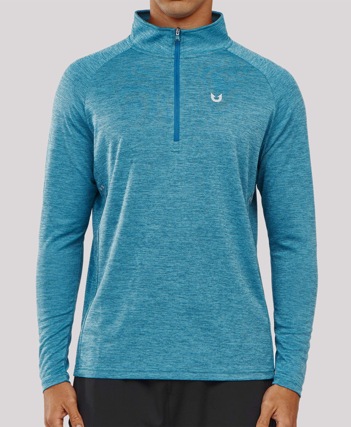
Men's 1/4 Zip Athletic Pullover Shirts Lightweight — Coral Heather