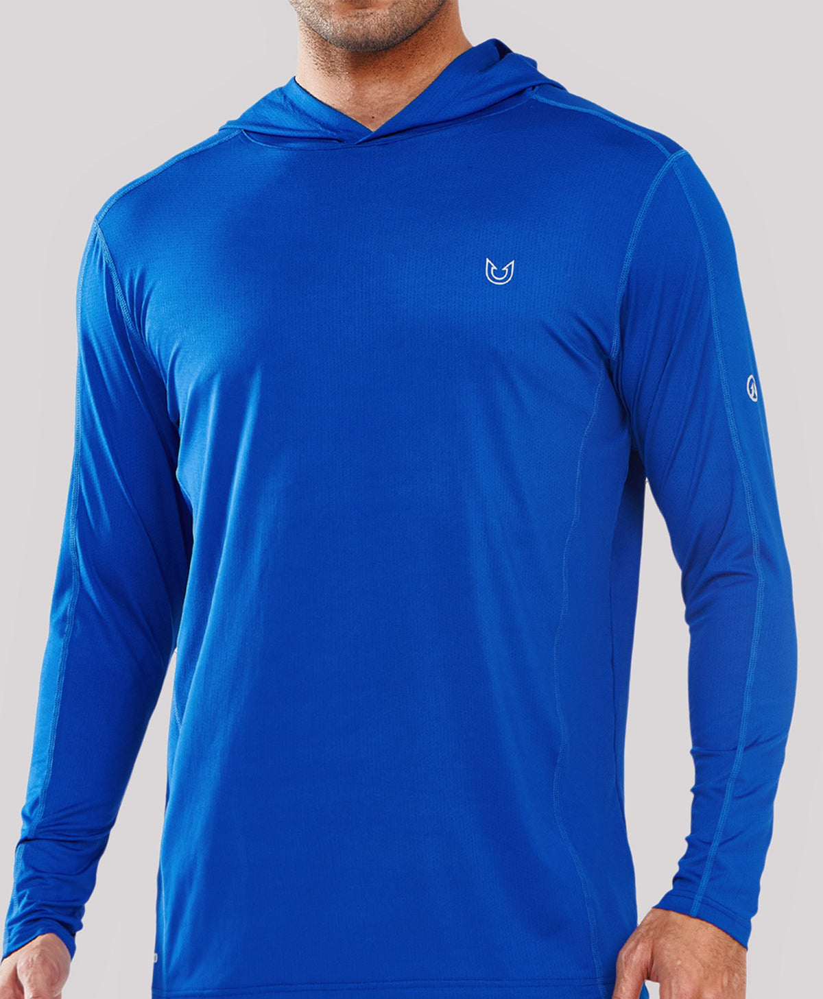 Northyard Men's UPF50+ Rash Guard Hoodie T-Shirts Sun Protection Long Sleeve for Fishing
#color_Royal Blue