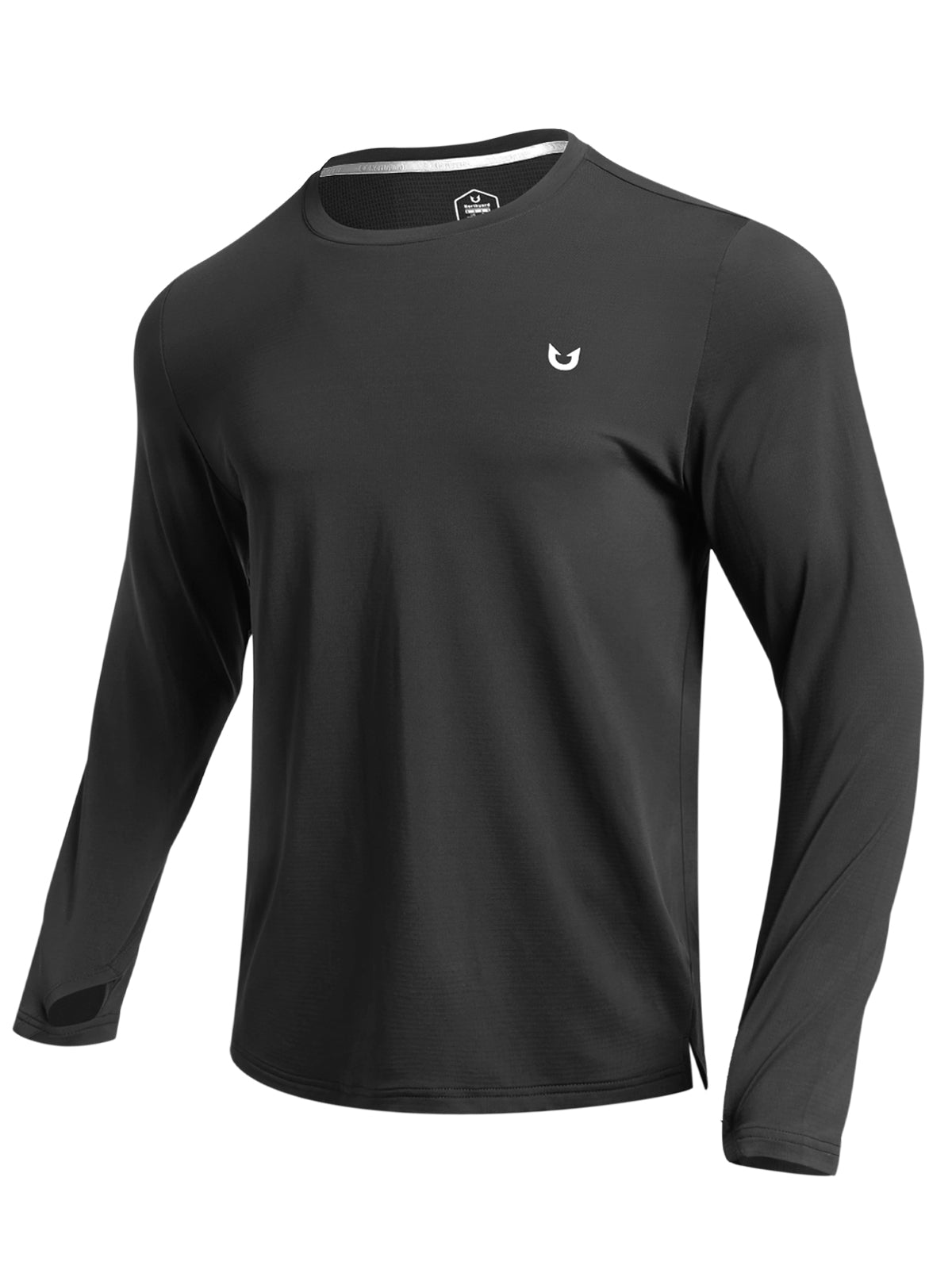 Men's Workout Thermal T-Shirts Fleece Long Sleeve Crewneck for Running