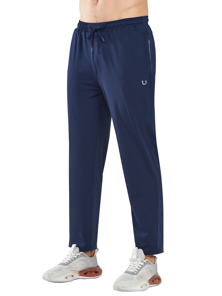 Northyard Men's Navy Athletic Work Pants Lightweight Track Joggers for Gym Running