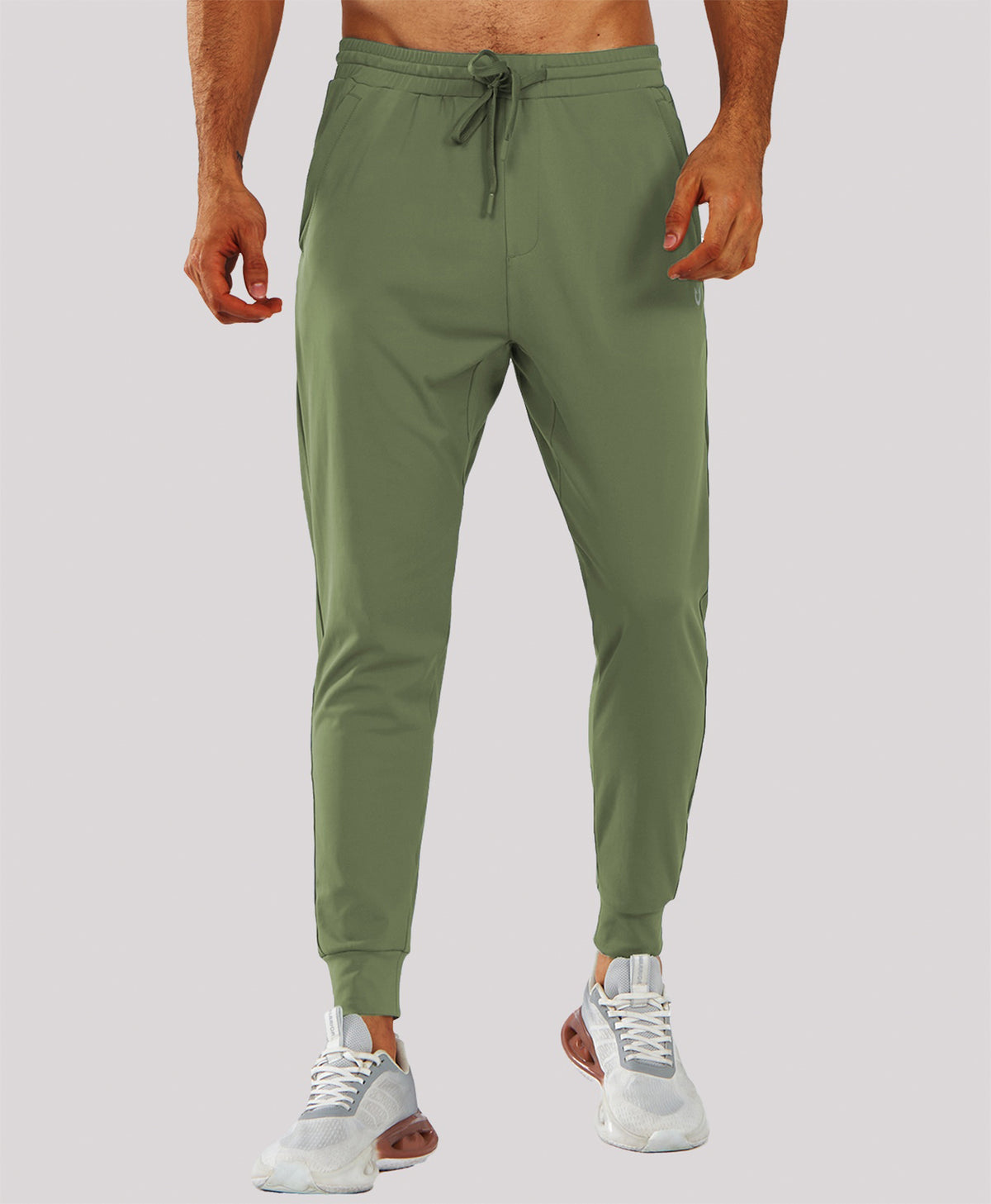 
Men's MotionFlex Tapered Joggers with Zipper Pockets — Lodenfrost