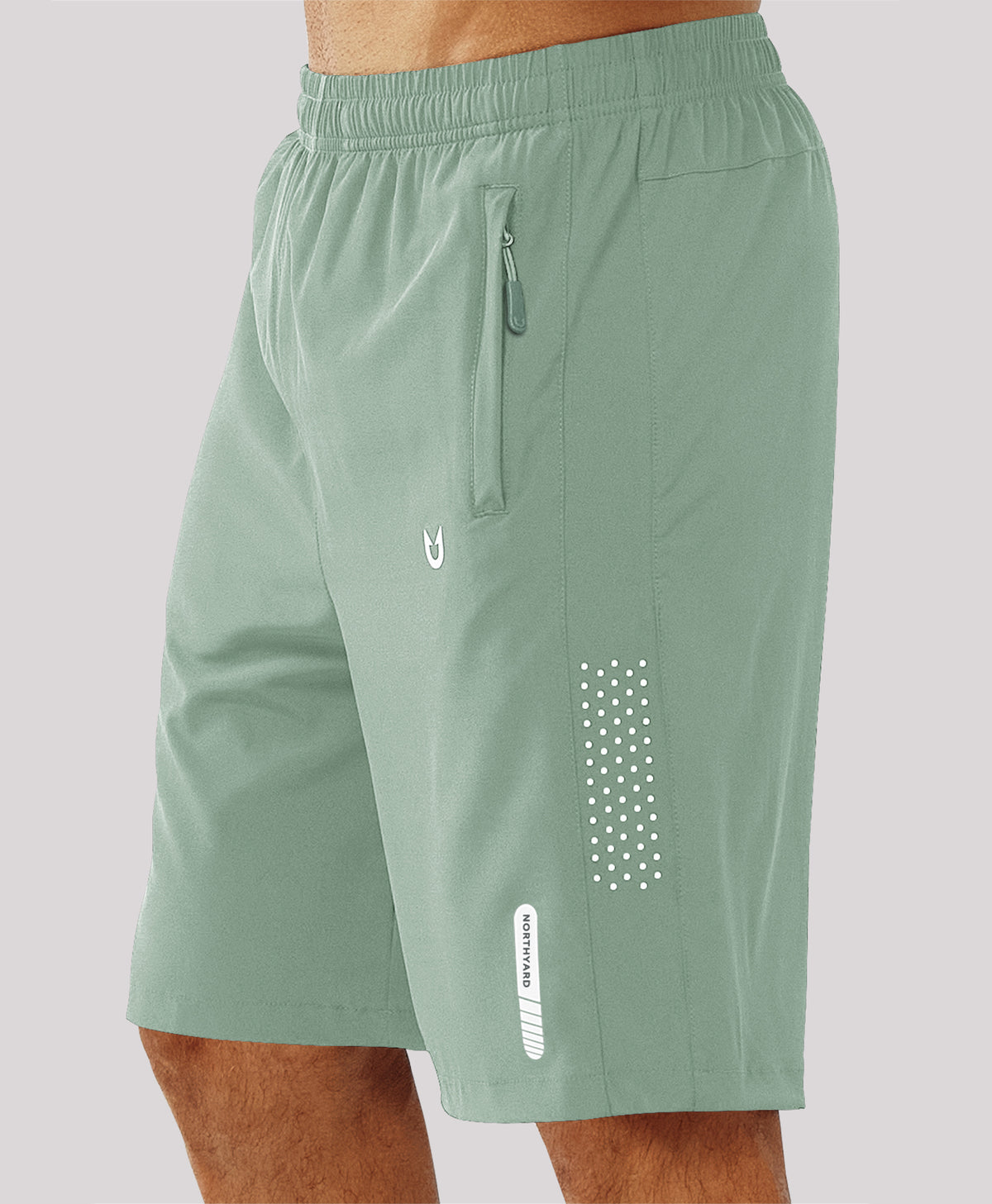 
Men's Hiking 9 Inch Inseam Athletic Shorts Quick Dry Fit Gym Workout — Lodenfrost