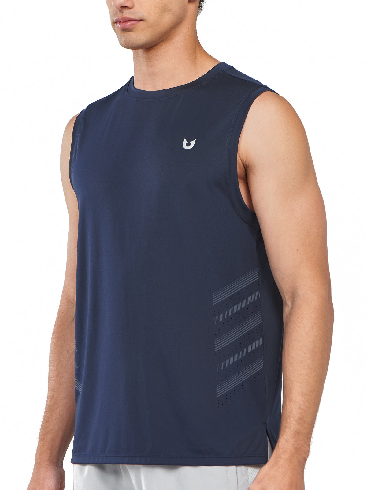 Northyard Men's Navy Athletic Sleeveless Shirts Dry Fit Workout Tank Tops for Running