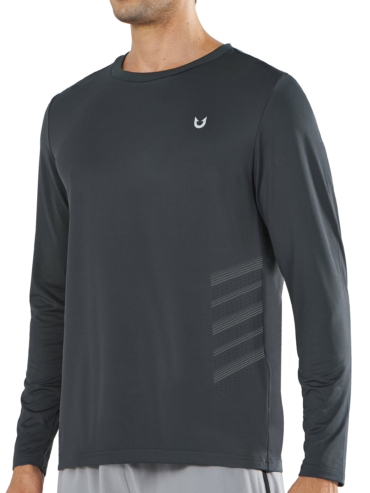 Men's Moisture Wicking Fishing Shirts Long Sleeve Breathable for Gym