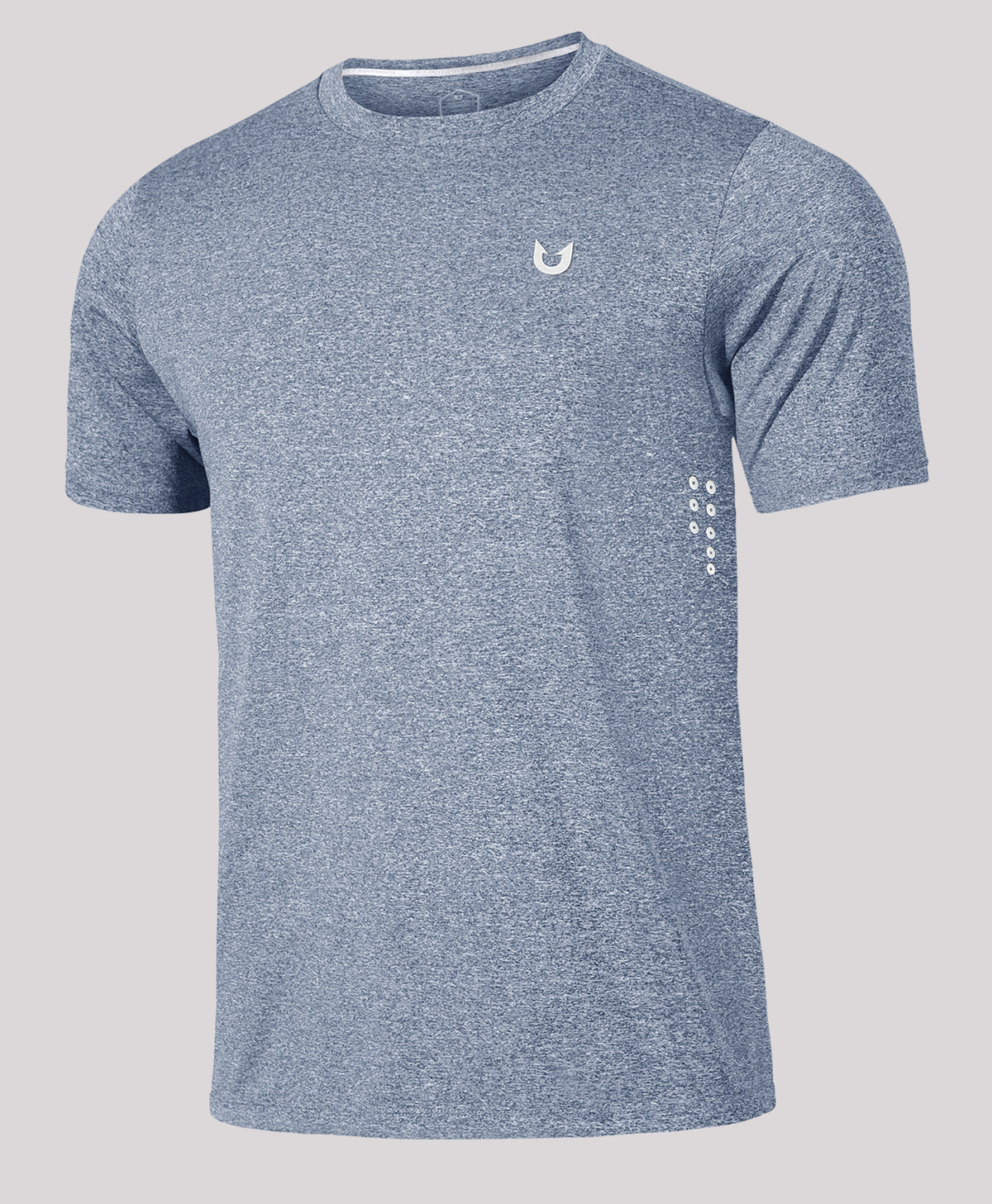 
Men's Performance Workout Short Sleeve T-Shirts — Blue Heather