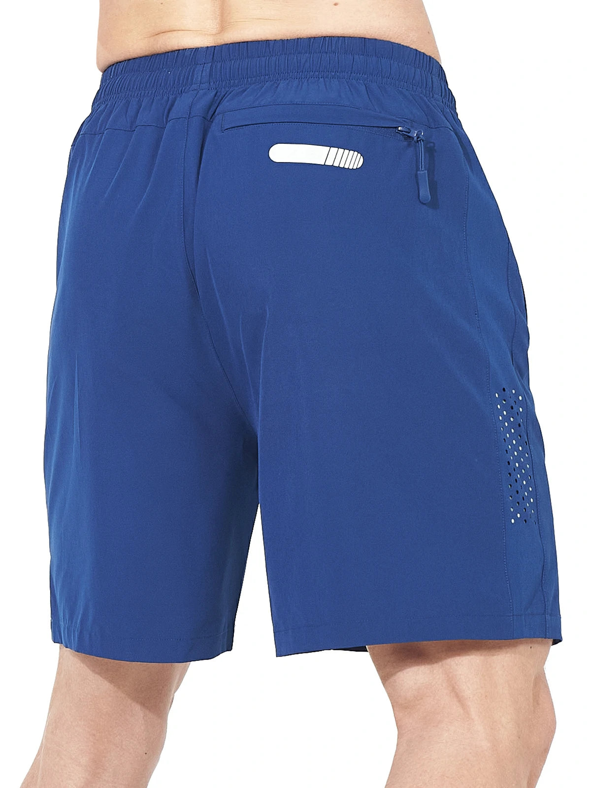 Men's Athletic Workout 7 Inch Gym Shorts with Zipper Pocket for Hiking