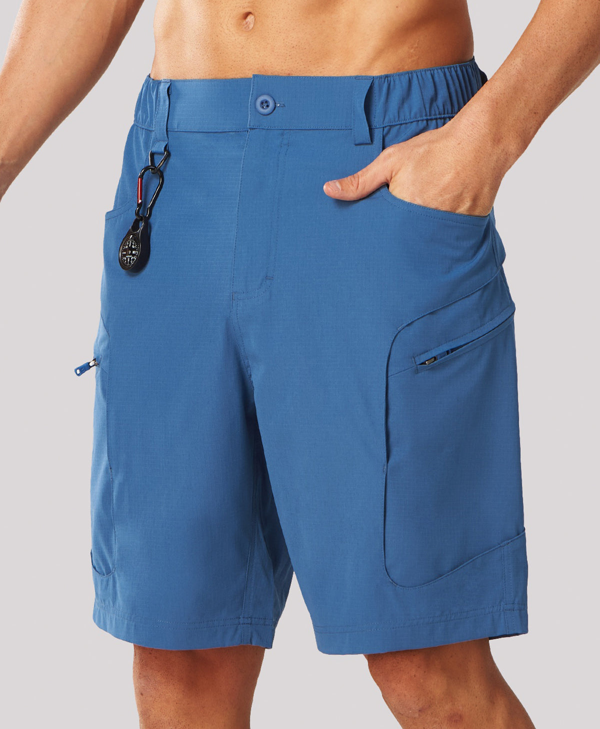 NORTHYARD Men's 9" Water-Resistant 4 Pockets Cargo Hiking Shorts Lightweight Durable for Outdoors
#color_Federal Blue