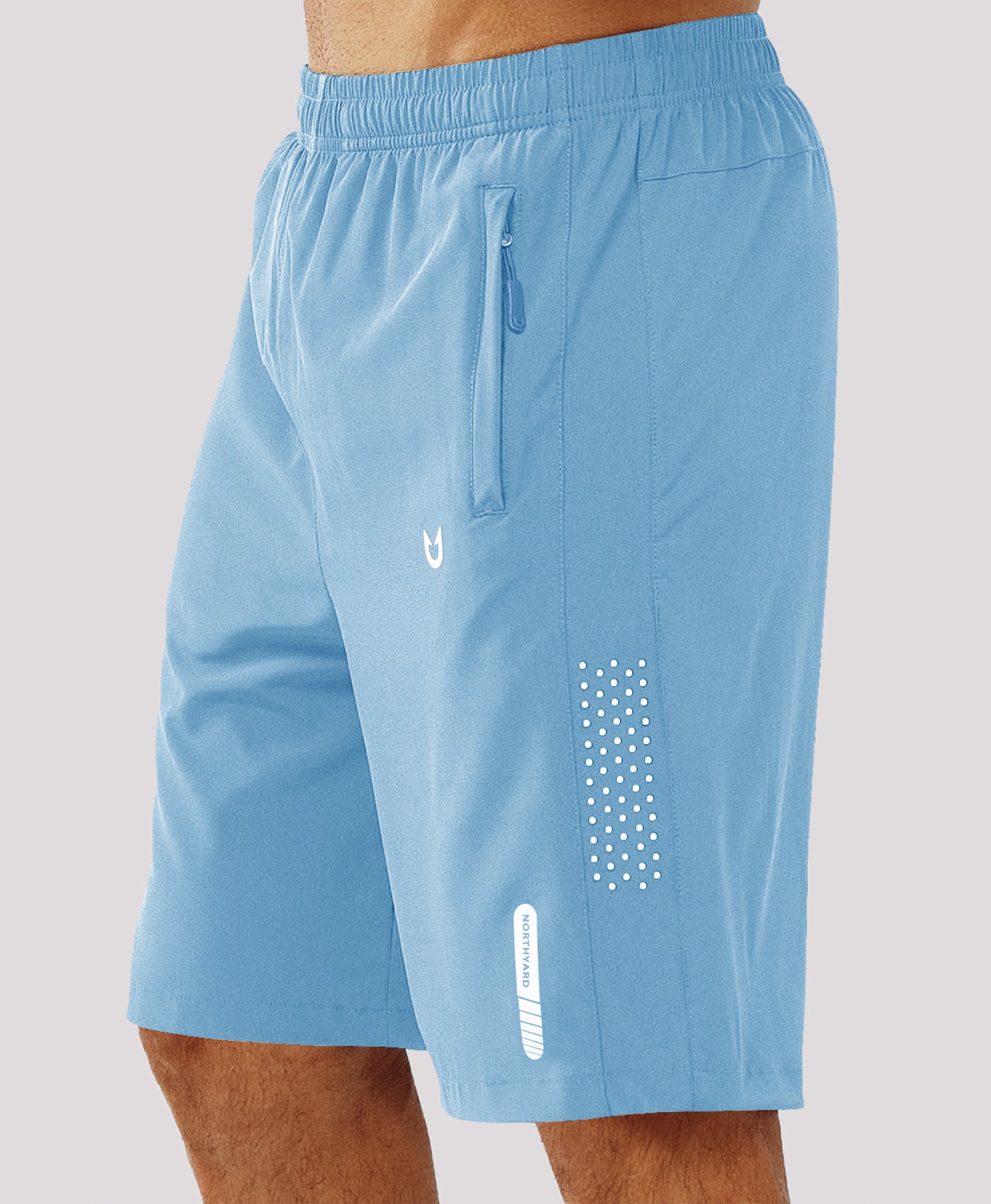Men's Hiking 9 Inch Inseam Athletic Shorts Quick Dry Fit Gym Workout