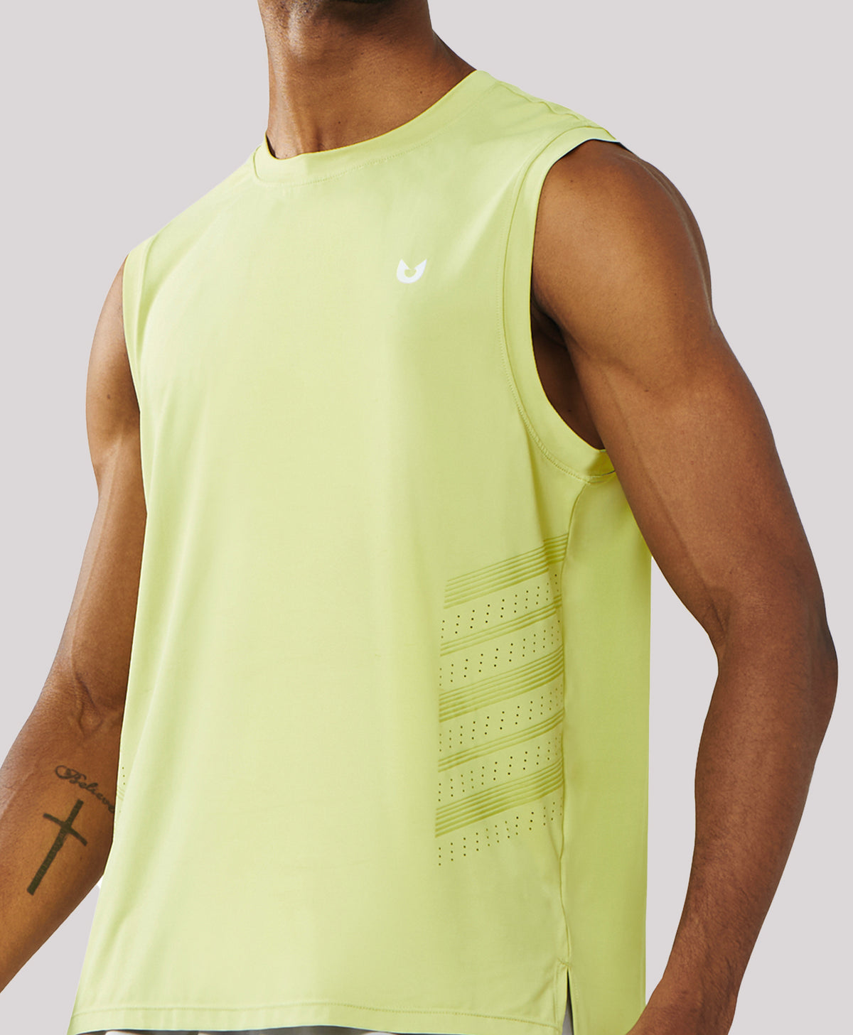 Northyard Men's Lightweight Muscle Workout Tank Tops Quick-Dry Breathable Sleeveless T-Shirts for Gym
#color_lemon yellow