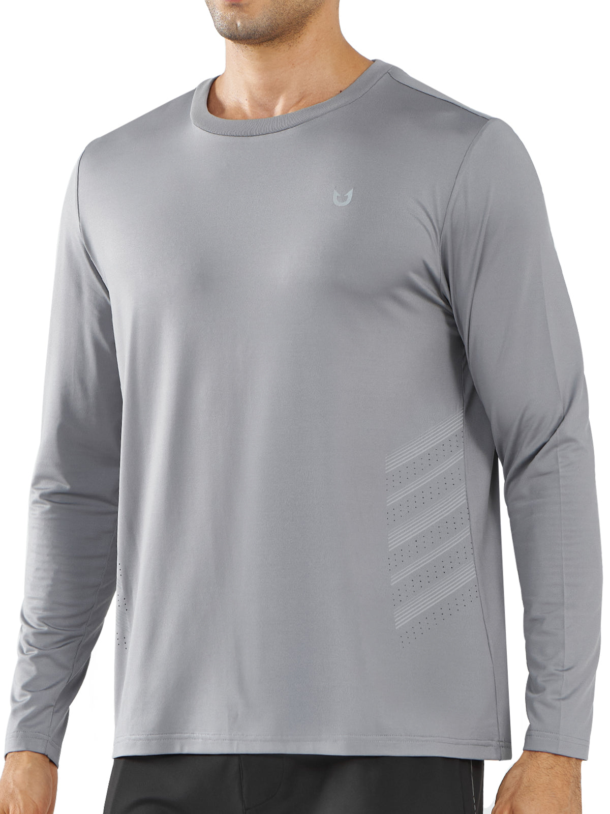 Men's Moisture Wicking Fishing Shirts Long Sleeve Breathable for Gym